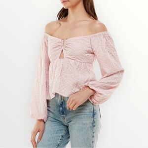WAYF ✨ Valley Off The Shoulder Top 70976WCH